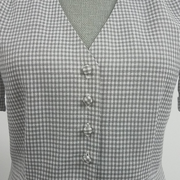 Gingham  Button down Dress - Picture 5 of 8